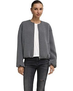 ONLELLIE SCUBA JACKET OTW NOOS Dark Grey Melange