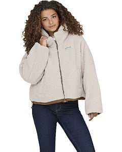 ONLMARIA omkeerbaar JACKET ecru en caramel