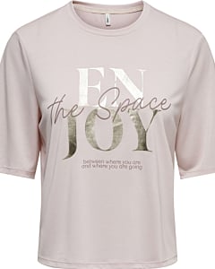 ONLFREE MAYA S/S PRINT TOP BOX JRS Pale Lilac/Enjo