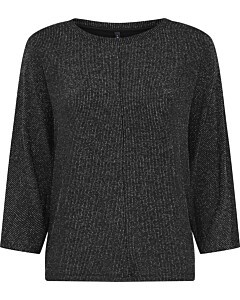 ONLCAROL 3/4 GLITTER BATWING TOP CS JRS Black/Silv