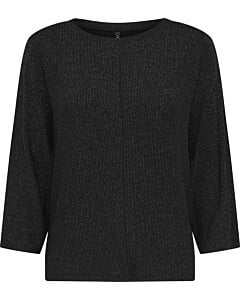 ONLCAROL 3/4 GLITTER BATWING TOP CS JRS Black/Blac