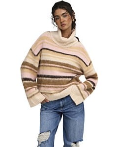 ONLPERIL LS ROLLNECK EX KNT Birch/Thin/Humus/Bre