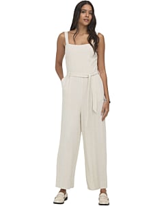 ONLSIESTA LINEN BL BELT JUMPSUIT PNT Moonbeam