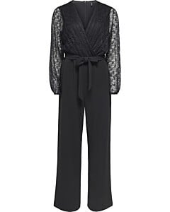 ONLBETSY L/S WRAP V-NECK JUMPSUIT CS JRS Black