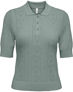 ONLMEDDI LIFE SS STRUCTURE POLO CC KNT Jadeite/Dtm