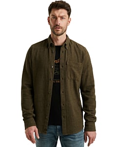 LONG SLEEVE SHIRT Flanel 2 Tone Tw Dusky Green