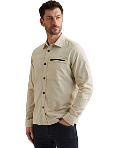 LONG SLEEVE SHIRT Fine Dobby Bone White