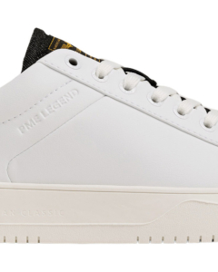 Low sneaker Lexicone microfiber White