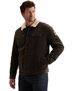 DENIM JACKET COLORED CORDUROY Peat