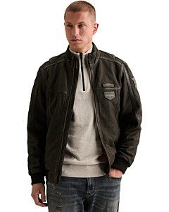 SHORT JACKET AIR BRIDGE Sheep Snuf Jet Black