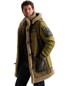 Long jacket TORNADOR FW24 -  Crack Brown