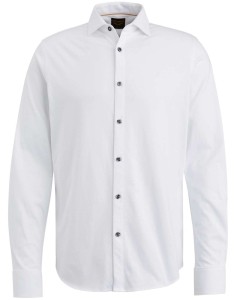 Long sleeve shirt ctn single jerse bright white