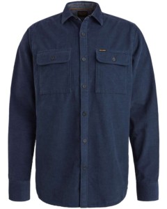 Long Sleeve Shirt Fine Waffle Cord Naval Academy