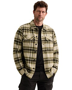 Long sleeve shirt Brushed YD soft Loden Green