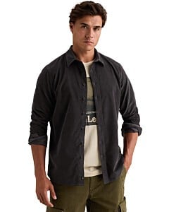 Long sleeve shirt Fine Corduroy Obsidian