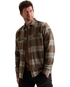Long sleeve shirt Shadow Grindle C Cappuccino