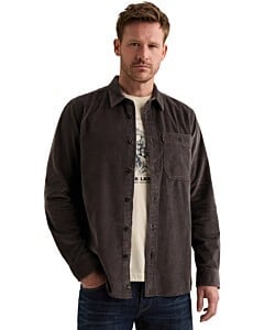 Long sleeve shirt Dobby Corduroy Obsidian
