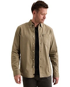 Long sleeve shirt Slub Comfort Twi Abbey Stone