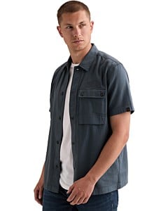Short Sleeve Shirt Slub Twill GD Vintage Indigo