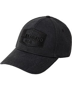 Cap Washed canvas embro Obsidian