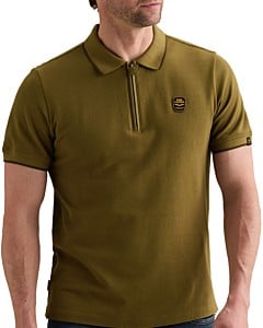 Short sleeve polo interlock pique Lizard
