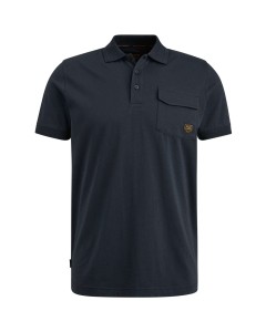Short sleeve polo stretch jersey salute