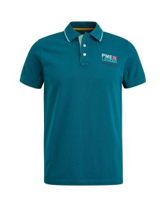 Short sleeve polo stretch pique pa ink blue