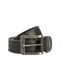 Belt leather center stich black