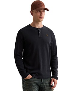Long sleeve r-neck light slub terr Salute
