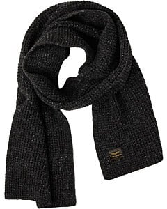 Scarf Wool blend Obsidian