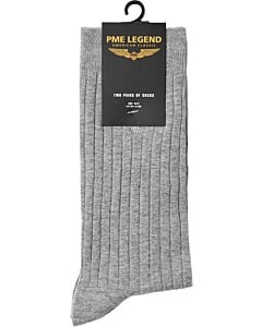 Socks Rib 2-pack Light Grey Melee