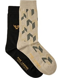 Socks Cotton blend socks Bone White
