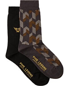 Socks Cotton blend socks Obsidian