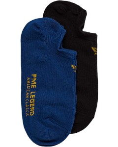 Socks cotton blend socks 2-pack black