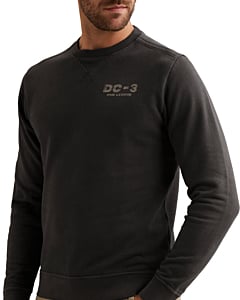 Crewneck 3t cross peached terry gd Obsidian