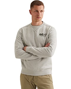 Crewneck 3t cross peached terry gd Light Grey Mele