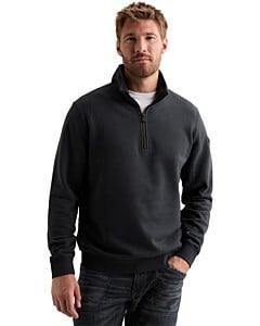 Half zip collar peached fleece gd Salute