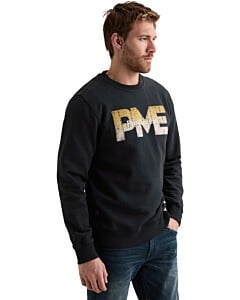 Crewneck semi brushed fleece ombre Salute