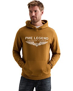 Hooded logo carrier Golden Brown