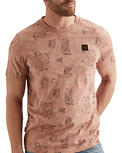 Short sleeve r-neck slub jersey ao Rose Dawn