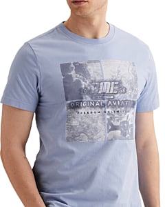 Short sleeve r-neck single jersey Hydrangea