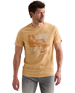 Short sleeve r-neck single jersey Apricot Cream