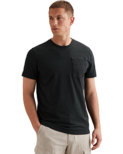 Short sleeve r-neck single jersey Carbon