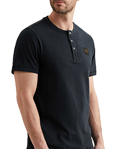Short sleeve r-neck slub jersey he Carbon