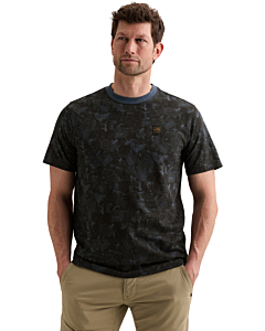 Short sleeve r-neck slub jersey ao Sargasso Sea