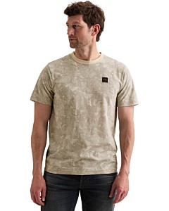 Short sleeve r-neck slub jersey ao Egret