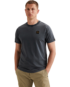 Short sleeve r-neck washed garment Sargasso Sea