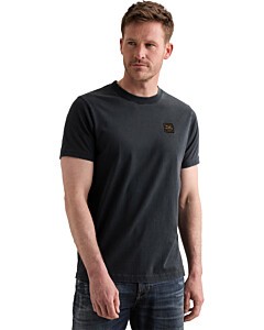 Short sleeve r-neck washed garment Salute