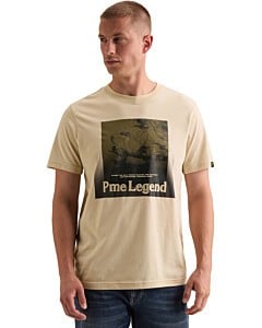 Short sleeve r-neck single jersey Bone White