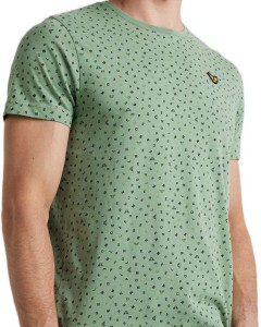 Short sleeve r-neck single jersey hedge green